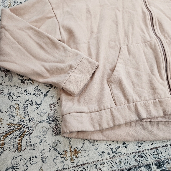 Fabletics x Demi Lovato Workout Cropped Pink Zip Hoodie Jacket XXL - Picture 6 of 15